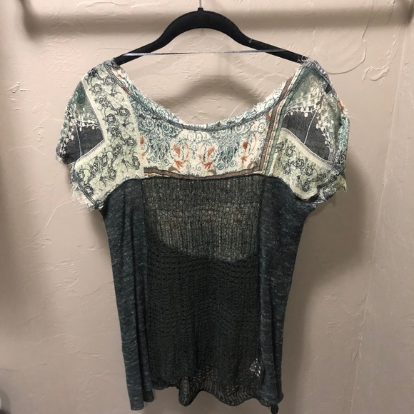 Free People Tops - Free People Floral Mesh Top~Size XS Free People Tops - Free People Floral Mesh Top~Size XS